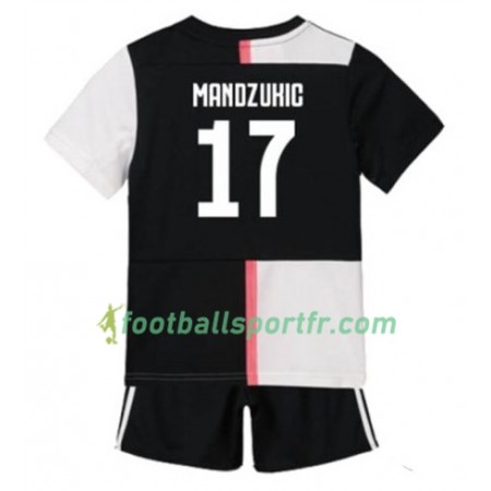 Tenue Juventus Mario Mandzukic 17 Enfant Domicile 2019-2020 Maillot de Foot